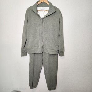 Mondetta Gray Pajama Set Comfortable Loungewear Size Small